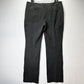 Duluth Trading Pants Womens 16 Wearwithall Ponte Knit Bootcut Gray Stretch Zip