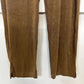 Chicos Pants 3 US 16 XL Travelers Slinky Knit Ankle Brown Stretch Coastal Womens