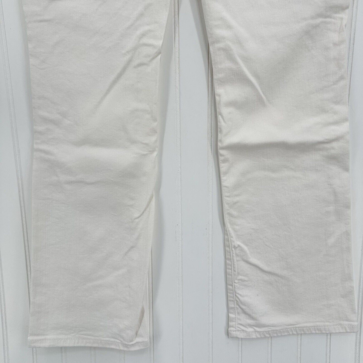 Apt 9 Jeans Womens 12 Bootcut Tummy Control White Stretch Denim Comfort Preppy