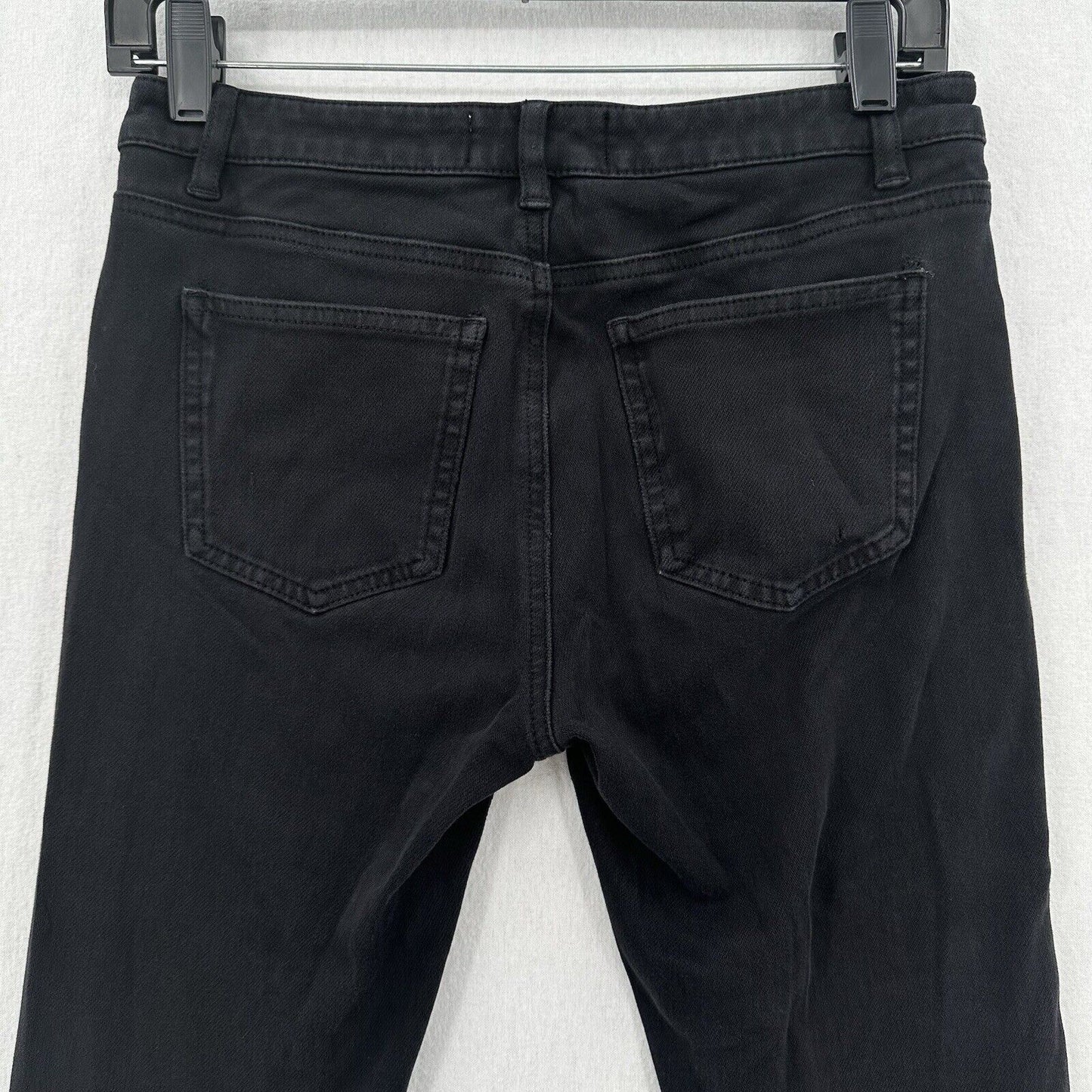 Acne Studios Jeans Womens 27 Skinny Black Skin 5 Stretch Denim *Flaw