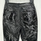 BLDWN Parker Leather Pants Womens 25 Straight Crop Black Genuine Leather EUC