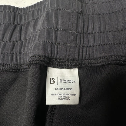 Buff Bunny Luxe Jogger Womens XL Sweatpant Black Cozy Lounge Silky Soft NEW