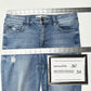 Kancan Jeans Womens 9 28 High Rise Flare Blue Denim Distressed Festival Cowboy