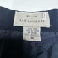 Vintage Silk Pants Womens 10 Navy Blue Design By Pat Argenti Contemporary