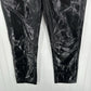 BLDWN Parker Leather Pants Womens 25 Straight Crop Black Genuine Leather EUC