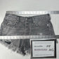 We The Free People Shorts Womens 26 Faded Gray Denim Button Fly Anthropologie