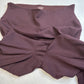 Spanx Leggings Womens XL Red Hot Assets Purple Wine Ponte Pull On Pants Slimming