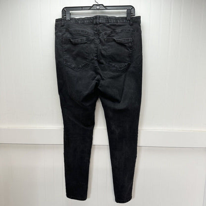 Democracy Jeans Womens 14 Skinny Ab Technology Black Stretch Denim Slimming