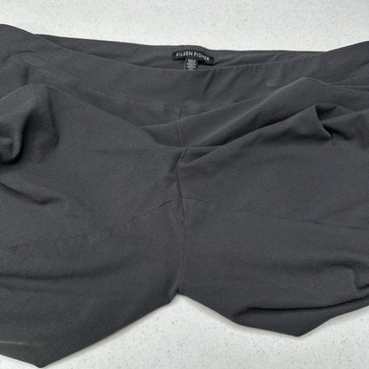 Eileen Fisher Pants Large Washable Crepe Slim Ankle Gray Coastal ContemporaryEUC