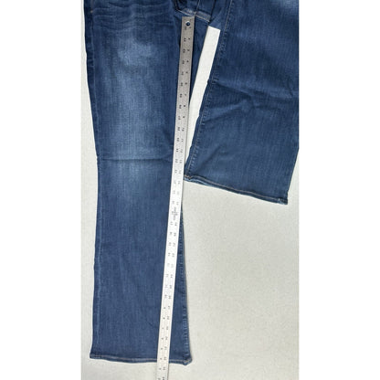 American Eagle Jeans 16 Curvy Lowrise Kick Bootcut Next Level Blue Denim NEW