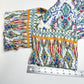 Christian Siriano Pants Womens Medium Straight Leg Pull On Tribal Aztec Beach