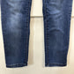 Democracy Jeans 8 Skinny Ab Solution Blue Stretch Denim Distressed Tummy Control