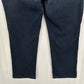 Eileen Fisher Jeans Womens 14 Boyfriend Relaxed Blue Denim Dark Organic Cotton