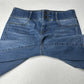 Apt 9 Shorts Womens 6 Bermuda Tummy Control Blue Jean Denim Comfort Cuffed EUC