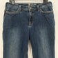 Carhartt Flannel Lined Jeans Women 12 Relaxed Fit Straight Blue Denim Plaid Work
