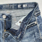Miss Me Shorts Women 28 Easy Bermuda Blue Jean Denim Long Distress Y2K Western
