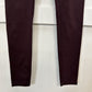 Spanx Leggings Womens XL Red Hot Assets Purple Wine Ponte Pull On Pants Slimming