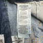 Good American Jeans Womens 8 29 Good Waist Crop Skinny Ankle Blue Denim Fray