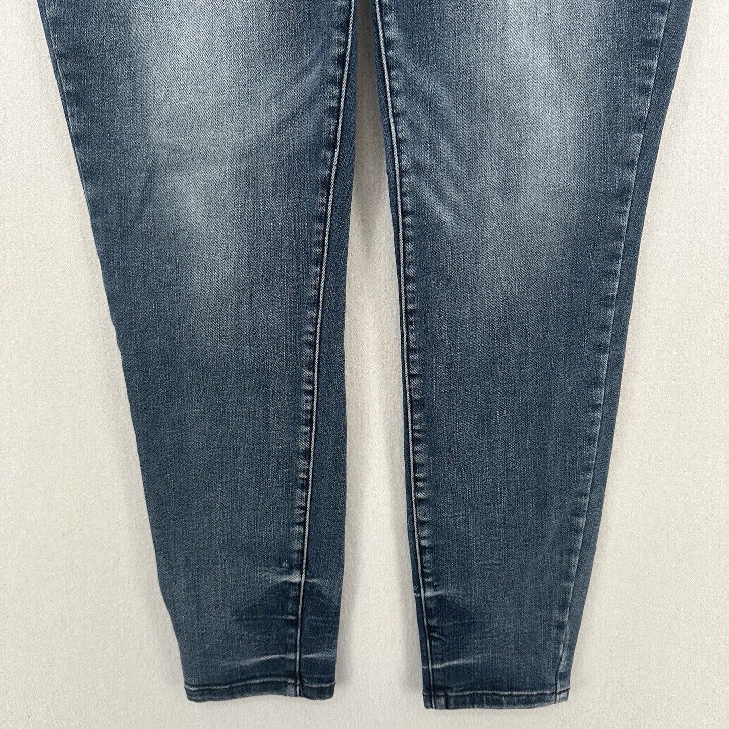 Judy Blue Jeans Womens 15 32 Skinny Ankle High Rise Blue Stretch Dark Denim