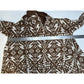 Patagonia Sweater Womens Small Cardigan Brown Beige Open Aztec Lambswool Western