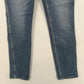 REDONE Jeans Womens 26 80s Slim Straight Blue Denim High Rise Button Fly 90s