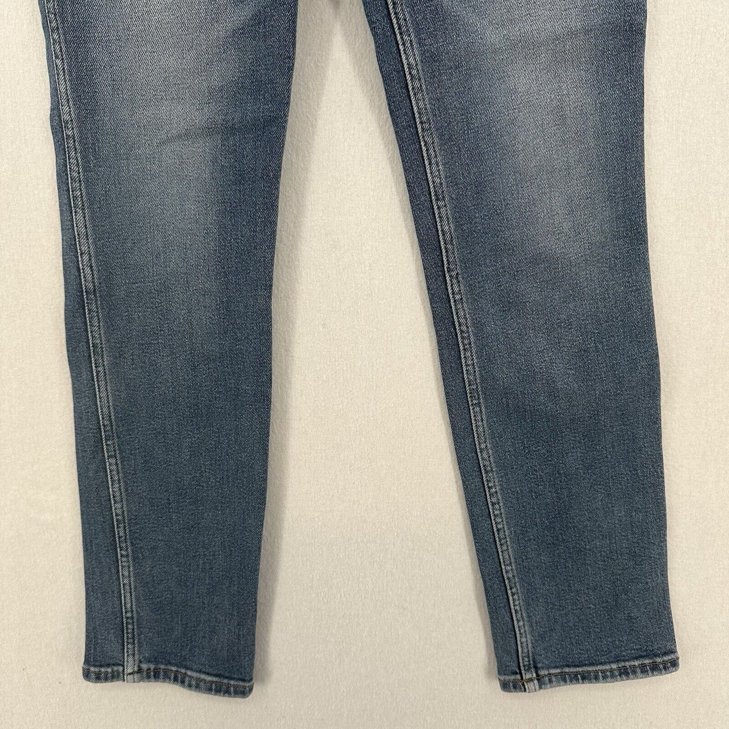 REDONE Jeans Womens 26 80s Slim Straight Blue Denim High Rise Button Fly 90s