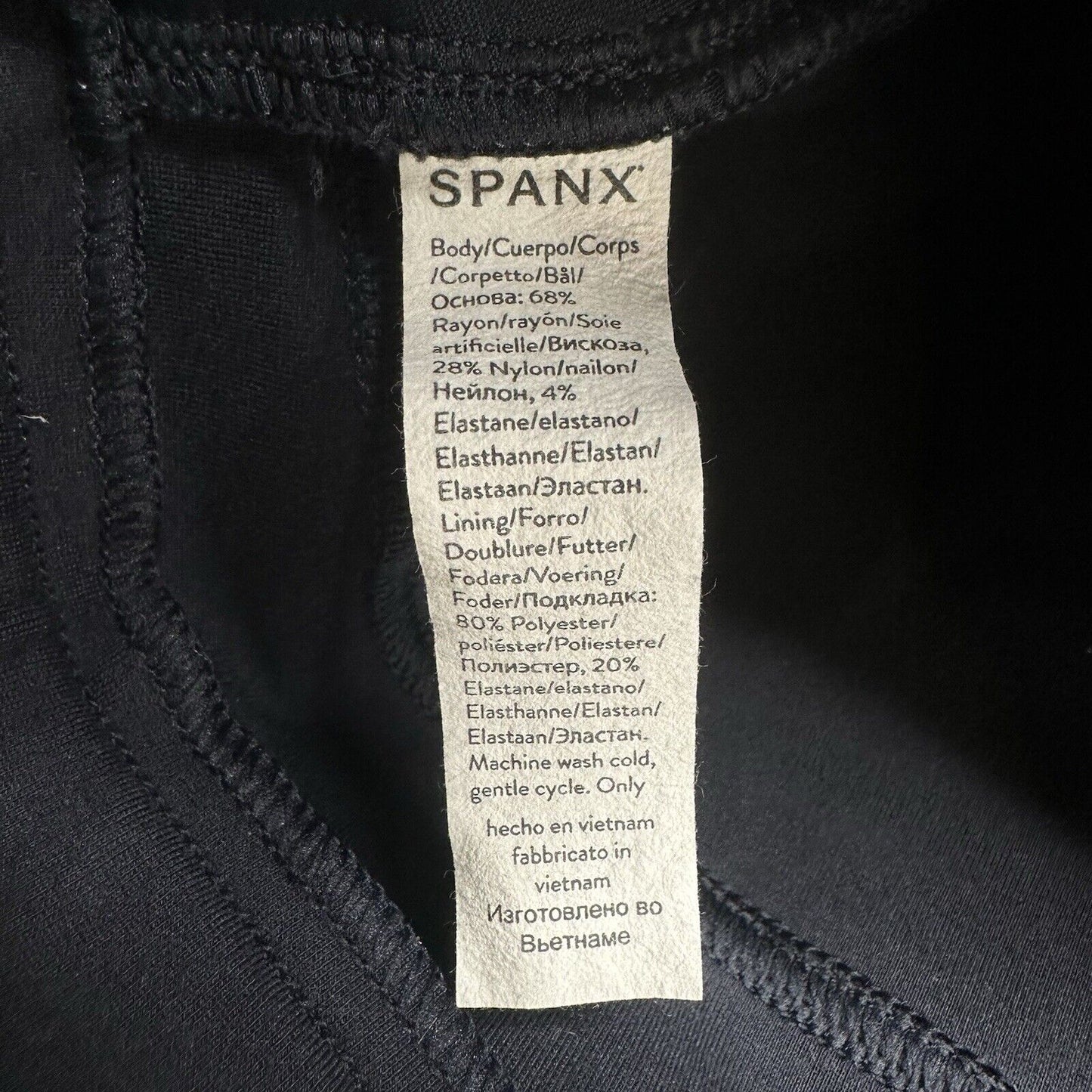 Spanx Pants Womens Small Perfect Ponte Skinny Ankle Navy Blue Legging Career