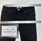 Acne Studios Jeans Womens 27 Skinny Black Skin 5 Stretch Denim *Flaw