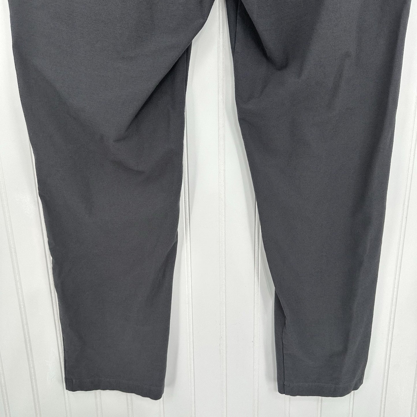 Eileen Fisher Pants Large Washable Crepe Slim Ankle Gray Coastal ContemporaryEUC