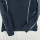 KUHL Sweater Mens M Chianti Fleece 1/4 Zip Blue Wool Blend Long Sleeve Thumbhole