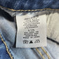 Judy Blue Jeans Womens 1/25 Skinny Crop Stretch Blue Denim Distressed Fray