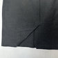 Eileen Fisher Skirt Womens XL Black Marl Pull On Slit Minimalist Capsule Career