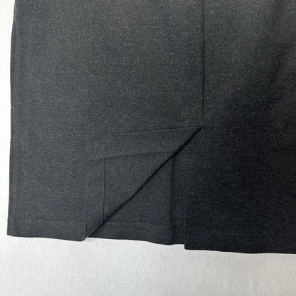 Eileen Fisher Skirt Womens XL Black Marl Pull On Slit Minimalist Capsule Career