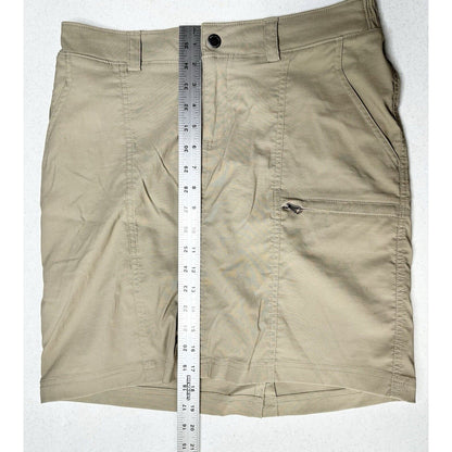 Duluth Trading Skort Womens 6 Dry On The Fly Beige Active Skirt/Shorts Gorpcore