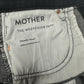 Mother Jeans Womens 32 Weekender Fray Flare US 12 Black Denim Thunder Road EUC