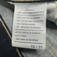 Kancan Shorts Womens 15 31 Bermuda Blue Denim Jean Comfort Distressed Grunge EUC