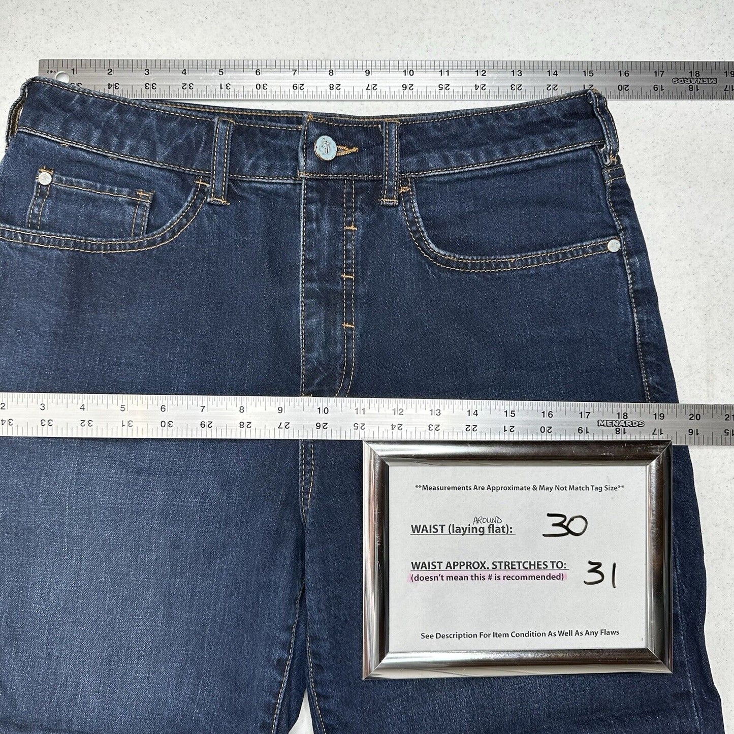 PILCRO Shorts Womens 29 Bermuda High Rise Blue Jean Denim Fray Anthropologie