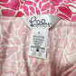 Lilly Pulitzer Skirt Womens 0 Corduroy Pink Floral Coastal Golf Barbie Beach