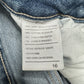 Kancan Jeans Womens 16 Straight Ankle Blue Denim Distressed Fray 90s Grunge