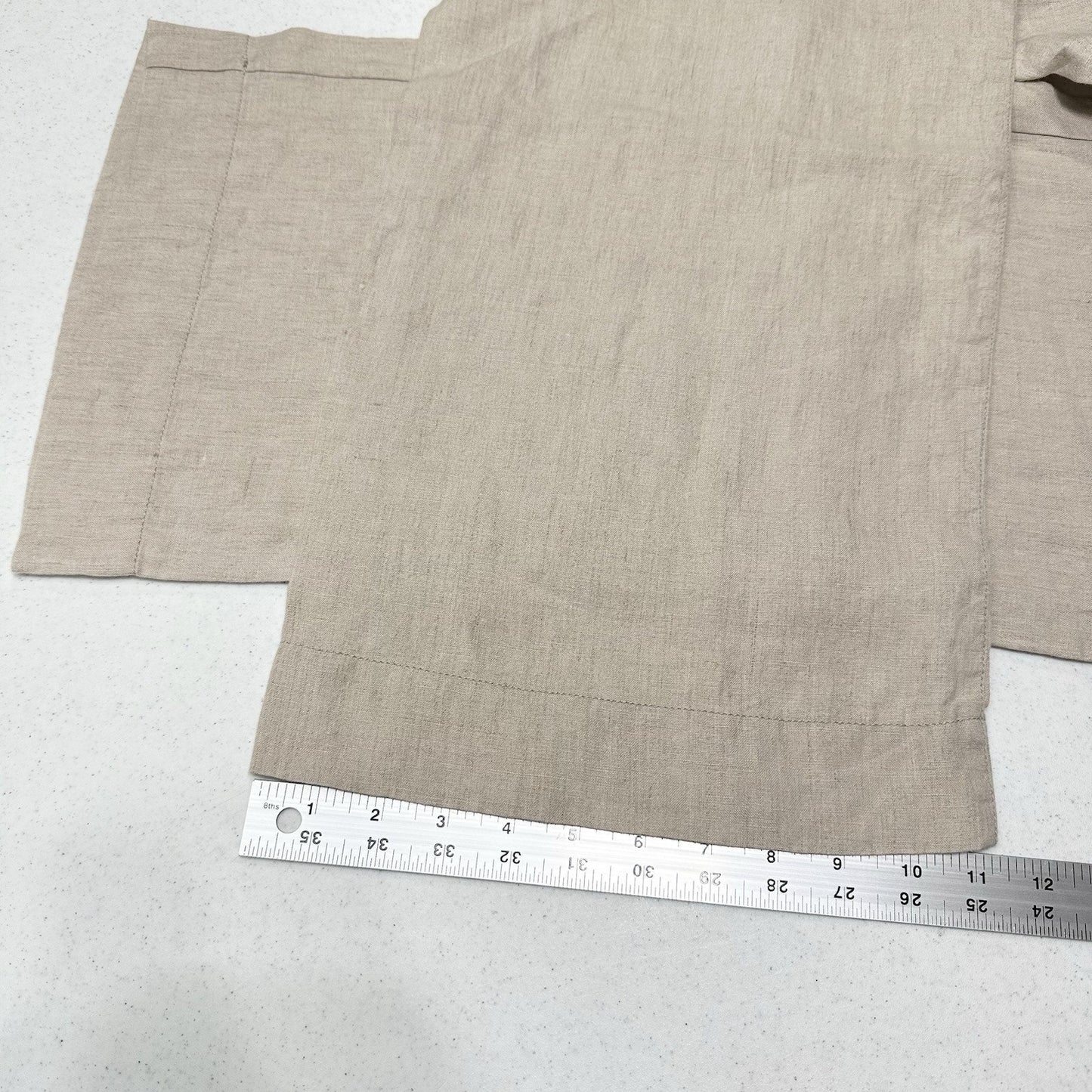 Tommy Bahama Pants Womens XL Linen Two Palms Easy Wide Leg Beige Lagenlook EUC