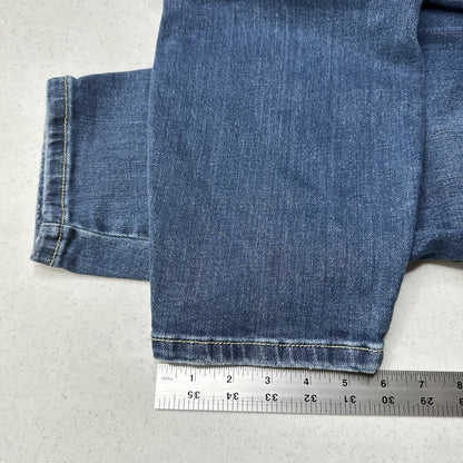 Judy Blue Jeans Womens 22W Skinny High Rise Blue Stretch Denim Button Fly