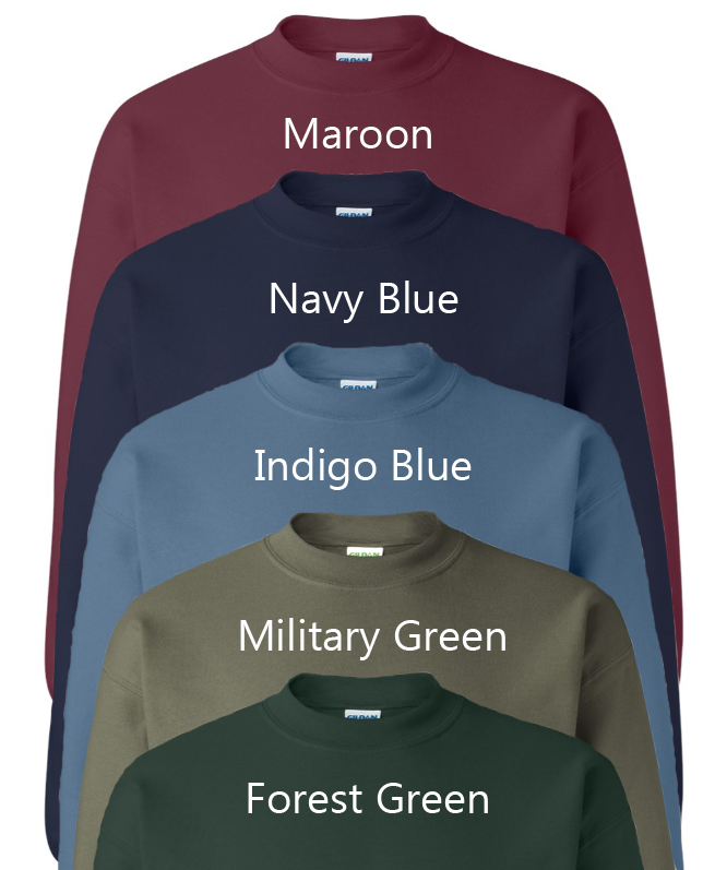 Bluey Embroidered Adult Unisex Crewneck Sweatshirt