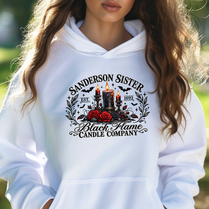 Sanderson Sisters Black Flame Candle Graphic T-shirt or Sweatshirt