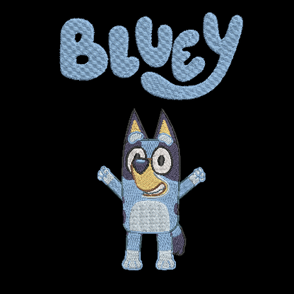 Bluey Embroidered Adult Unisex Crewneck Sweatshirt