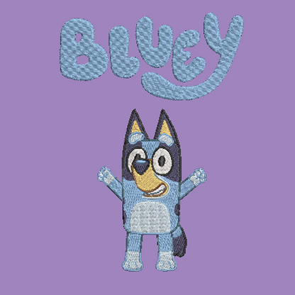 Bluey Sweatshirt Embroidered TODDLER Crewneck Animal Dog Cartoon Cute