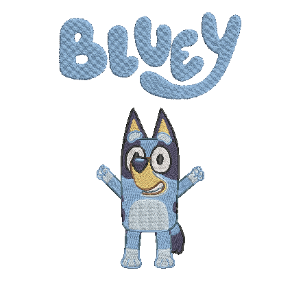 Bluey Embroidered Adult Unisex Crewneck Sweatshirt