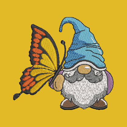 Gnome Towels Embroidered Hand Towel Bathroom Home Decor Spring Flowers