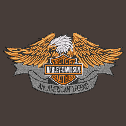 Harley Davidson Embroidered ADULT Hoodie / Crewneck Sweatshirt Unisex Eagle Biker Motorcycle