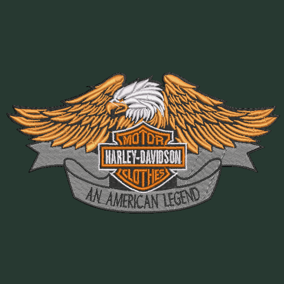 Harley Davidson Embroidered YOUTH Sweatshirt Kids Boy Girl Unisex Crewneck Biker Eagle