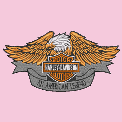 Harley Davidson Sweatshirt TODDLER Embroidered Crewneck Biker Eagle Motorcycle